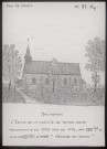 Balinghem (Pas-de-Calais) : église de la nativité de Notre-Dame - (Reproduction interdite sans autorisation - © Claude Piette)