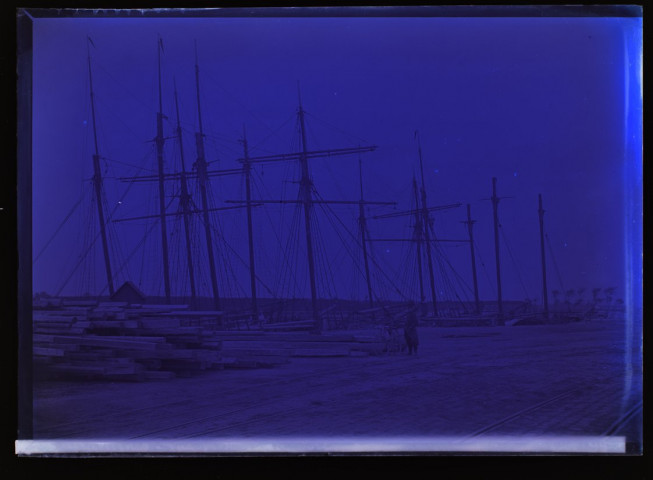 2 - Gravelines vue prise sur le port - octobre 1899