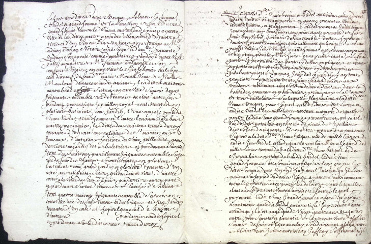 Etude de Me Jean Baptiste Fournier à Amiens (étude n°4). Minutes de l'année 1722