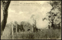 Carnoy. La Grande Guerre 1914-15 - Ruines du village bombardé par les allemands