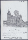 Lawarde-Mauger : église Saint-Michel de Lawarde d'après Duthoit - (Reproduction interdite sans autorisation - © Claude Piette)