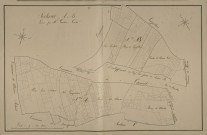 Plan du cadastre napoléonien - Mesnil-Domqueur (Maisnil) : A, B