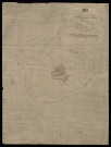 Plan du cadastre napoléonien - Thory : tableau d'assemblage