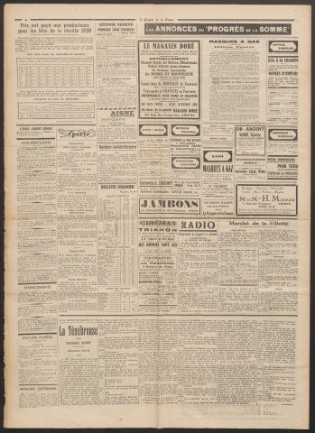 Le Progrès de la Somme, numéro 21945, 21 octobre 1939