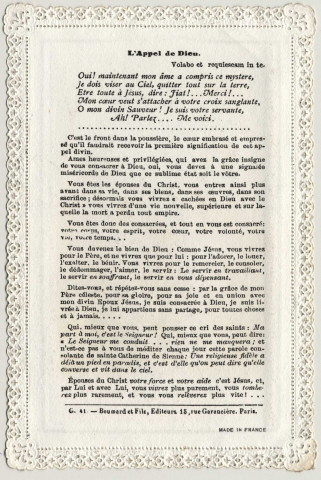 La Chasteté et la Charité. Les deux ailes de l'amour divin