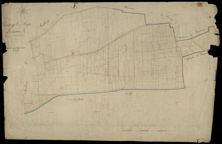 Plan du cadastre napoléonien - Fresnoy-Les-Roye : A