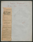 Témoignage de Dupont, Eugène (Maréchal des logis) et correspondance avec Jacques Péricard
