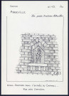 Abbeville, les petits oratoires abbevillois : niche oratoire dans l'entrée du Carmel - (Reproduction interdite sans autorisation - © Claude Piette)