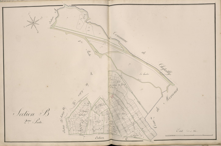 Plan du cadastre napoléonien - Atlas cantonal - Cerisy (Cerisy-Gailly) : B2
