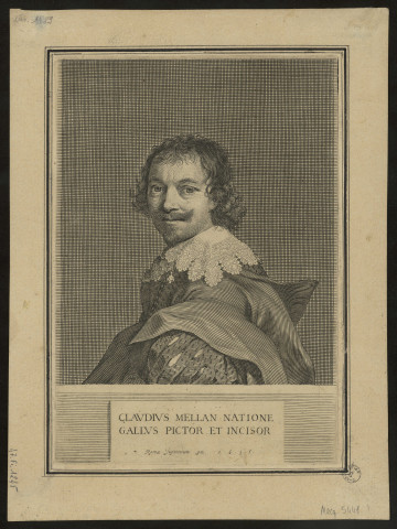 Claudius Mellan Natione Gallus Pictor et incisor Romae superiorum pm. 1635