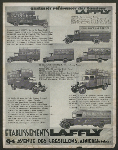 Publicités automobiles : Laffly