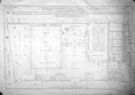 Plan des salles des machines - chaufferie - atelier de réparation - Pavillon du concierge