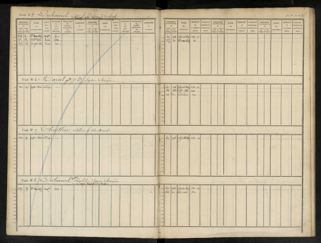 Répertoire des formalités hypothécaires, du 23/07/1839 au 13/05/1840, volume n° 62 (Conservation des hypothèques de Doullens)