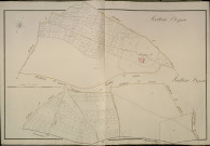 Plan du cadastre napoléonien - Beauquesne (Beauquesnes) : D1 et D3