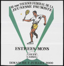 66e tournoi fédéral de la jeunesse paumiste à Estrées-Mons, coupe Cassel, le dimanche 2 juillet 2000