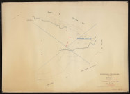 Plan du cadastre rénové - Ponches-Estruval : section B