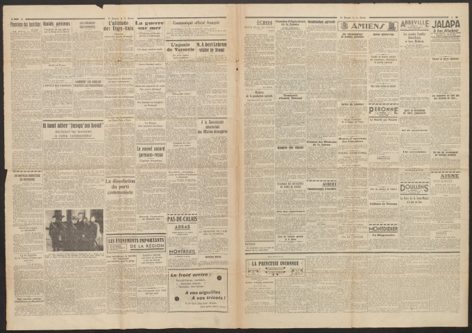 Le Progrès de la Somme, numéro 21924, 30 septembre 1939