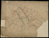 Plan du cadastre napoléonien - Boves : tableau d'assemblage