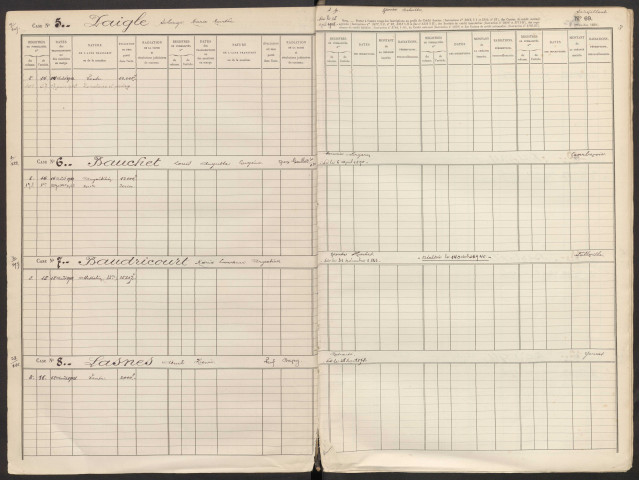 Répertoire des formalités hypothécaires, du 14/08/1941 au 14/01/1942, registre n° 003 (Conservation des hypothèques de Montdidier)