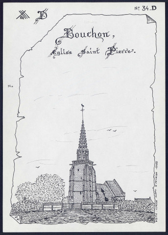 Bouchon : église Saint-Pierre - (Reproduction interdite sans autorisation - © Claude Piette)