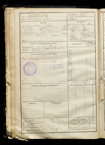 Leguay, André Eugène, né le 22 avril 1901 à Saleux (Somme), classe 1921, matricule n° 193, Bureau de recrutement d'Amiens