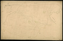 Plan du cadastre napoléonien - Beaucourt-sur-l'Ancre (Beaucout) : Trois Rideaux (Les), A