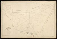 Plan du cadastre napoléonien - Hancourt : Quarante (Les), B1