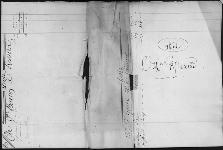 Etude de Me Antoine Ricard à Amiens (étude n°25). Minutes de l'année 1662