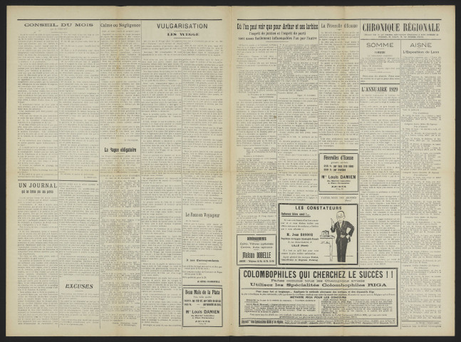 Le Réveil colombophile de Picardie, numéro 25