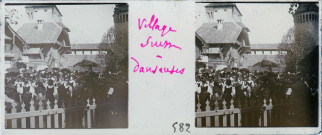 Exposition universelle de Paris 1900. Le village suisse - Danseuses