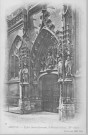 Eglise Saint-Germain, le portail latéral, XVe siècle
