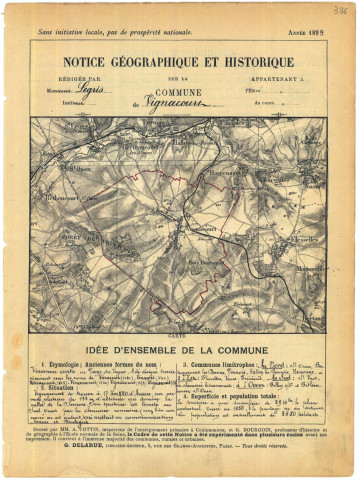 Vignacourt : notice historique et géographique sur la commune