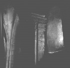 Eglise vue intérieure : détail d'un pilier