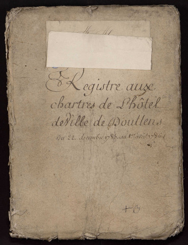 Doullens. Délibérations de l'échevinage