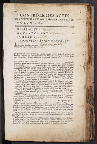 Contrôle des actes du bureau de Conty pour la période du 28 septembre 1790 au 14 septembre 1793