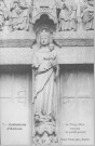 La Vierge Mère, trumeau du portail gauche