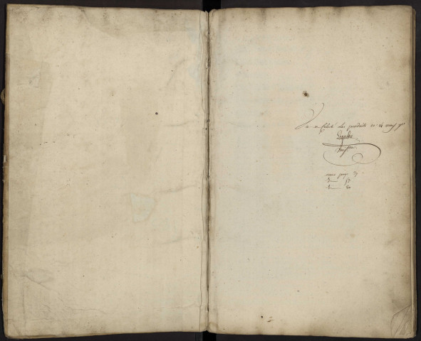 Centième denier du bureau de Chaulnes pour la période du 3 mai 1753 au 15 avril 1756