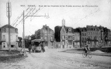 Rue de la Prairie et la Poste avenue de Froideville