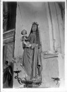 Eglise de fieffes : statue de la Vierge à l'Enfant