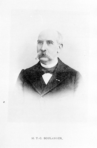 Portrait de Mr Tancrède Clodomir Boulanger (né le 29 mai 1844 à Allaines)