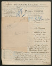 Témoignage de Clech, Pierre (Lieutenant) et correspondance avec Jacques Péricard