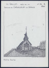 Le Gallet, près de Crévecoeur-le-Grand : petite église - (Reproduction interdite sans autorisation - © Claude Piette)