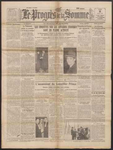 Le Progrès de la Somme, numéro 19903, 6 mars 1934