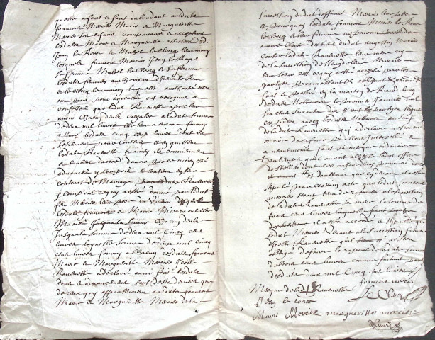 Etude de Me Antoine Ricard à Amiens (étude n°25). Minutes de l'année 1670