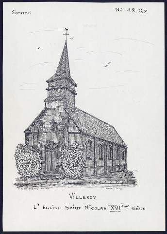 Villeroy : église Saint-Nicolas - (Reproduction interdite sans autorisation - © Claude Piette)