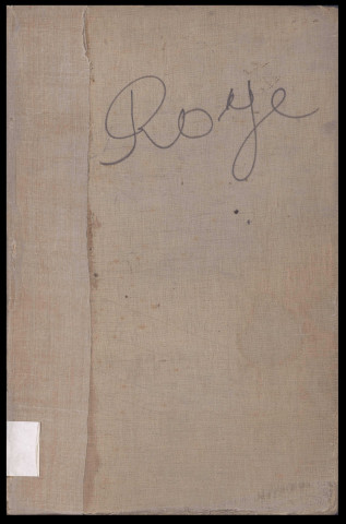 Table des successions et absences du bureau de Roye