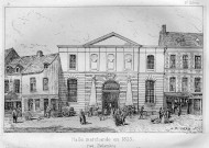 Halle marchande en 1823 - rue Delambre