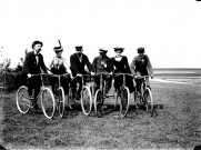 Un groupe de cyclistes