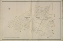 Plan du cadastre napoléonien - Saleux : D1, E1 et F1