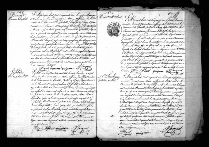 Gentelles : naissances, mariages, décès (1851-1856)